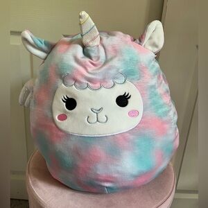 Squishmallows 14 Inch Winona the Rainbow Llama Pegacorn 🦄